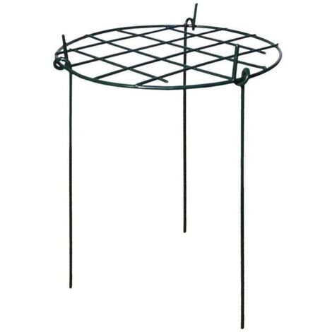 Grow Through Plant Supports - Round - Medium (16) - Pack of 3 - Green