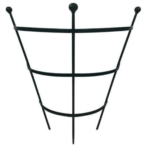 Half Peony Cage Support Frame - Black - Pack of 3
