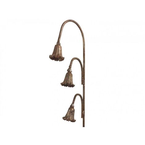 Bluebell  Rusty Metal Flower Stake 3 Pk 108cm  Garden Pride (1/3)