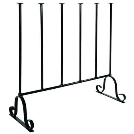 Wellington Boot Stand For Three Pairs Black Steel Garden Pride