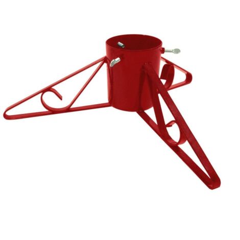 Sussex Scrolled Christmas Tree Stand - 4.5 - Red