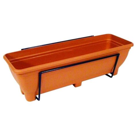 Wall Mounted Trough Planter - Charcoal