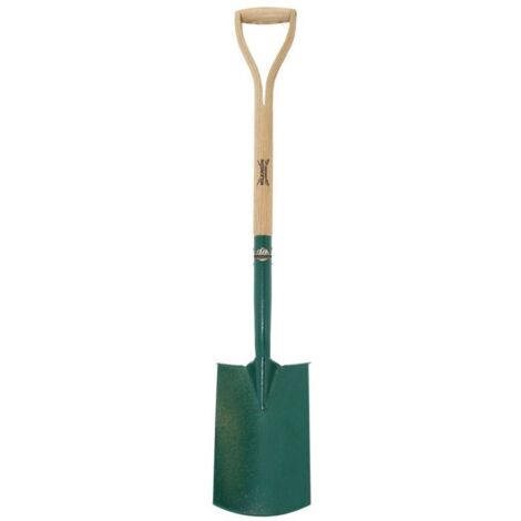 Carbon Steel Digging Spade 995mm Green Wood Shaft Wilkinson Sword
