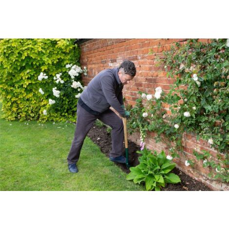 Carbon Steel Digging Spade 995mm Green Wood Shaft Wilkinson Sword