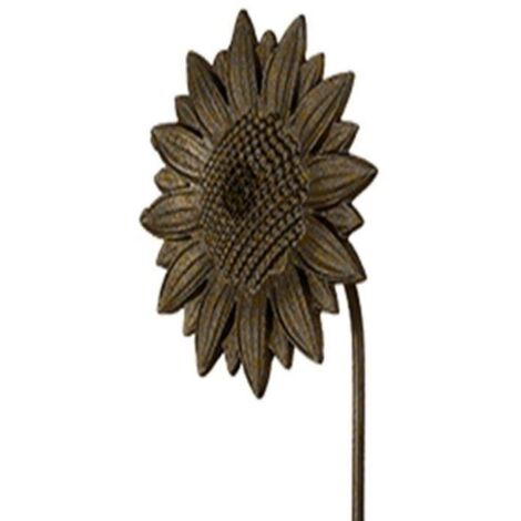 Sunflower Rusty Metal Flower Stake 3 Pk 92cm Garden Pride (1/3)