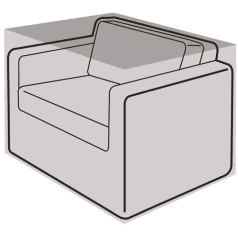 Large Armchair Cover - Super Tough Polyethylene - W3650 (1/2)