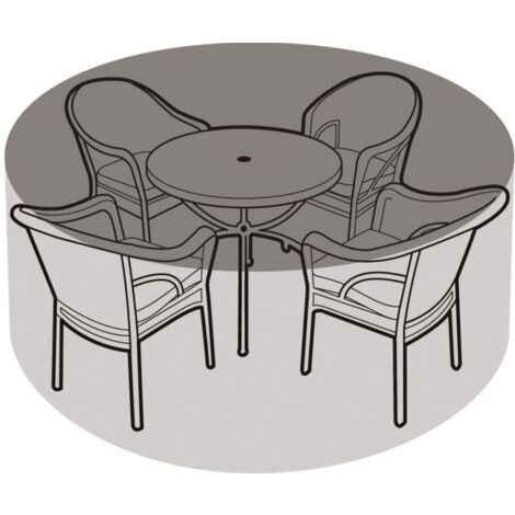 4-6 Seater Round Table & Chairs Cover - Super Tough - W1196