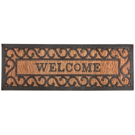 Welcome - Rubber & Coir Doormat - (RB169)