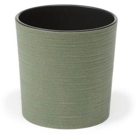 Malwa Eco Pot - Round - Green - Small (19cm Diameter)-LM842FG