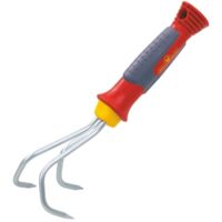 Hand Grubber With Fixed Handle Steel Ergonomic Grip Wolf Garten