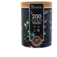 Timer string lights - Multicolour - 200 LEDs (P032205)