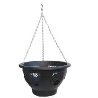 12" Easy-fill Hanging Basket - Black - Pack of 1