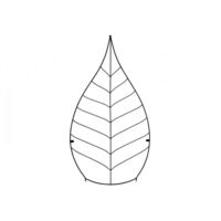 Wall mounted Leaf Trellis - 51" (130cm) - Sold in Packs of 2