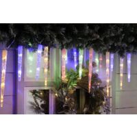 24 colour changing icicle lights multi to white