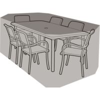 6 Seater Rectangular Table & Chairs Cover - Super Tough - W1208