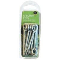 Screw Eyes - Pack of 12