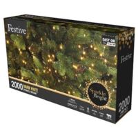 Sparkle Lights - Warm White - 2000 LED Lights (P011320)