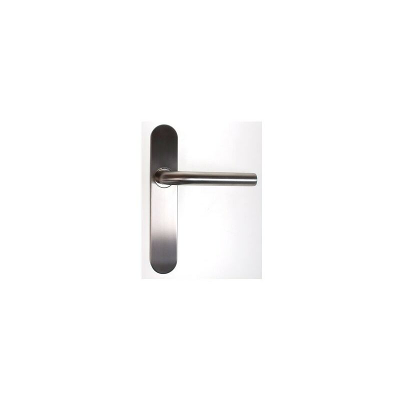 Amig - Juego de Manillas Doradas de Aluminio sin Placa Ideal para Puertas  de Paso y Entrada 