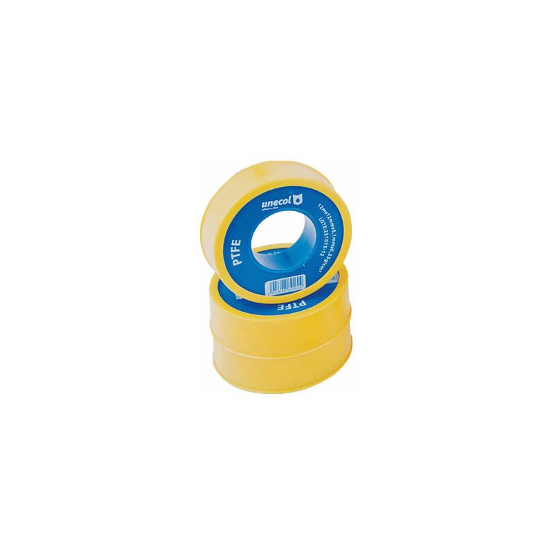 NASTRO TEFLON 12 MM ROTOLO 10 MT PER TENUTA FILETTI RACCORDI GAS ACQUA - Foto 2