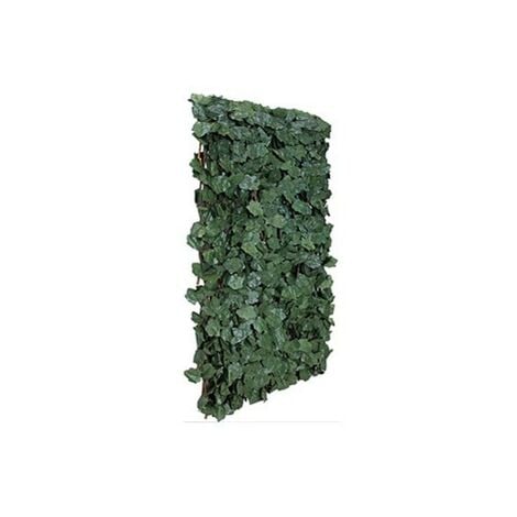 Celosía extensible con hojas artificales 1x2mt