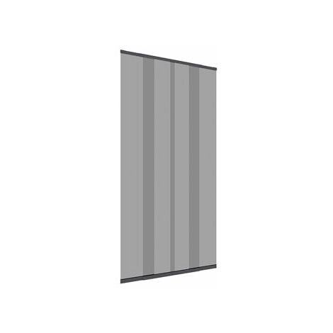 Mosquitera para puerta corredera (An x Al: 100 x 220 cm, Color bastidor:  Marrón, Puertas)