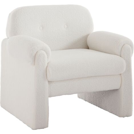 Poltrona Chairus In Pelliccia Sintetica - Design Moderno Con Gambe Dorate - Foto 4