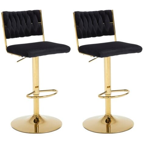 Sgabelli da Bar in Velluto Sgabelli Cucina Regolabili in Altezza