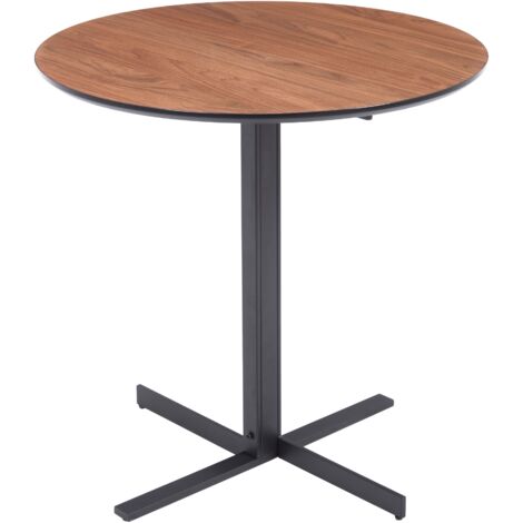 Tavolo da Pranzo Tavolo Rotondo in Legno Tavolo da Cucina Rotondo Tavolo Allungabile Tavolo Sala da Pranzo Tavolo da Conferenza 95cm, Noce