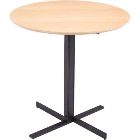 Tavolo da Pranzo Tavolo Rotondo in Legno Tavolo da Cucina Rotondo Tavolo Allungabile Tavolo Sala da Pranzo Tavolo da Conferenza 95cm, Legno Naturale