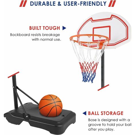 Mini Canestro Da Basket Per Cestino O Parete | 18x25 Cm - Divertimento Ufficio/Casa - Foto 3