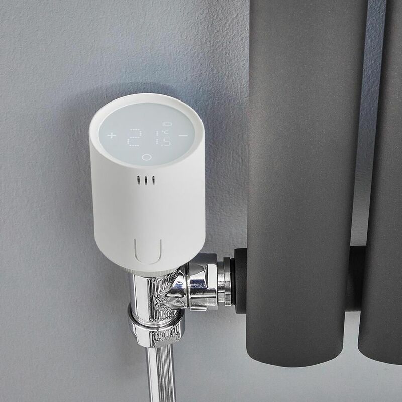 Milano Connect - Google Home and Amazon Alexa Compatible Smart Heating  Radiator Thermostat Starter Kit Wi-Fi Gateway Hub and Thermostatic Radiator  Valves TRV - 2 Valves