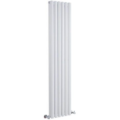 Milano Aruba - 1780mm x 354mm Modern Vertical Column Double Panel Designer Radiator – White