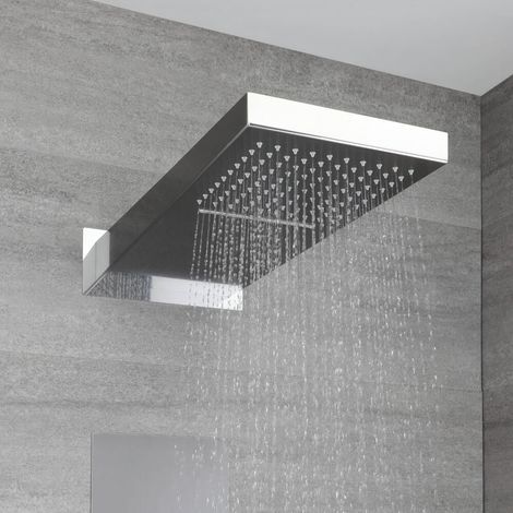 Milano Ryuku - Modern Concealed Thermostatic Shower Tower Panel with ...