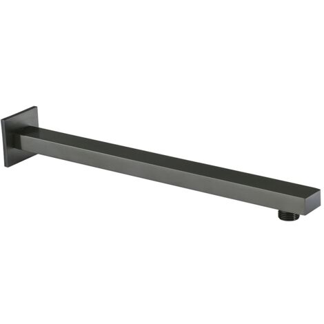 Milano Orno Wall Mounted Arm for Shower Head - Gunmetal Grey