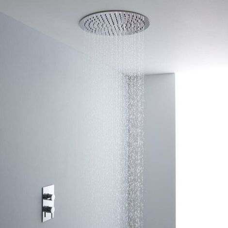 Milano Mirage – Modern 1 Outlet Twin Thermostatic Mixer Shower Valve ...