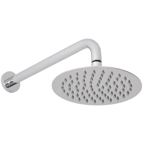 Milano Mirage - Modern Round 200mm Stainless Steel Shower Head - Chrome