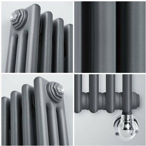 Milano Windsor - Traditional Anthracite 1800mm x 290mm Cast Iron Style ...