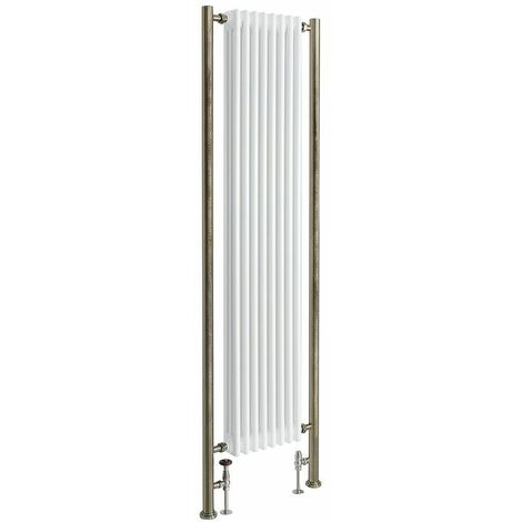 Milano. Link Radiator Milano Windsor White Vertical Triple Column Cast Iron Style Radiator ...