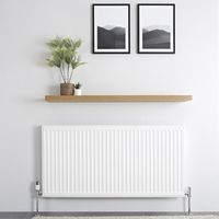 Milano Compact – Modern White Type 11 Central Heating Single Panel Horizontal Convector Radiator - 600mm x 1200mm