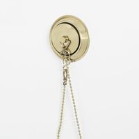 Milano Auro - Traditional Exposed Bath Waste and Plug and Ball Chain - Brushed Gold
