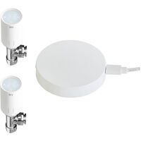 Milano Connect - Google Home and Amazon Alexa Compatible Smart Heating  Radiator Thermostat Starter Kit Wi-Fi