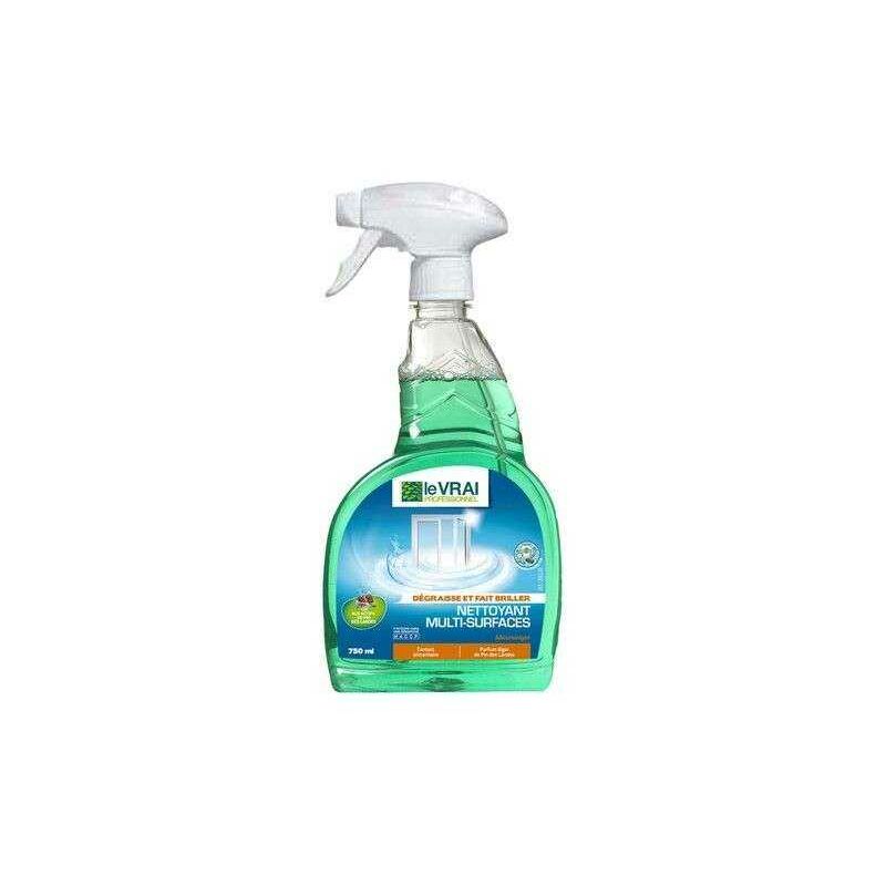 Nettoyant vitres et surfaces le vrai pulve de 750ml - LE VRAI PROFESSIONNEL - Nettoyage vitres