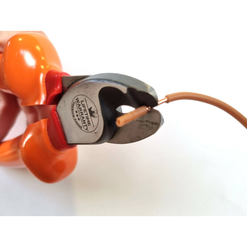 VDE Pince Isolée, 19 Cm à Bec Plat En Plastique 1000 V, Pince