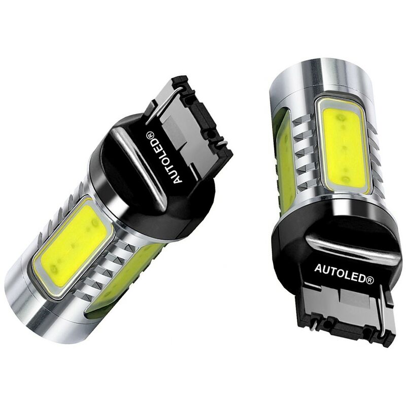 Autoled - Ampoule led w21/5w / 4 leds blanc / led t20