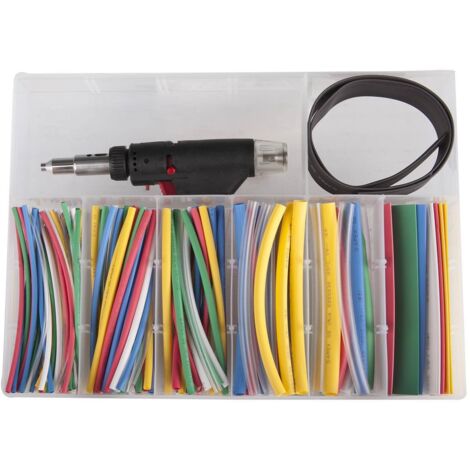 Coffret mini chalumeau à gaz + gaines rétractables (sans gaz fourni) - EG 0540 - CLAS Equipements (1/2)