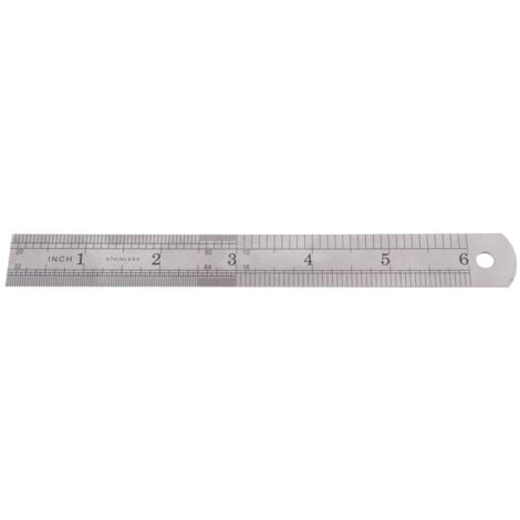 Réglet Inox 150mm (graduation métrique) - AC 0005 - CLAS Equipements