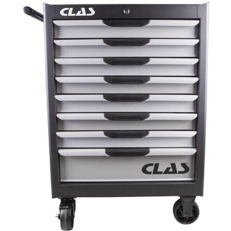 Servante d'atelier 8 tiroirs 400Kg L.688 x l.459 x H.1035mm (sans outils) - EG 0098 - CLAS Equipements
