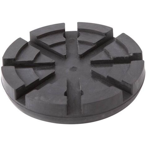 Tampon caoutchouc rond avec renfort plaque métallique ø125x24mm pour pont élévateur Nussbaum, AMI - EG 1147 - CLAS Equipements