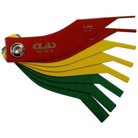 Jauge métal mesure épaisseur garnitures de freins - AC 5015 - CLAS Equipements (1/2)