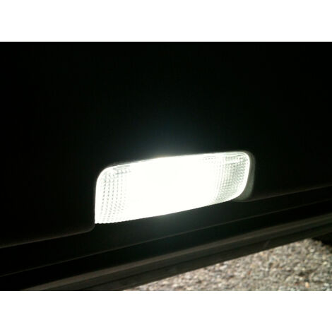 Nakamichi BA9S Lot De 2 Ampoules LED T4W Pour Voiture BA9 1895 1891 53 57 47830 64111 3893, 12-SMD Extrêmement Lumineuses Pour Intérieur De Plaque D'immatriculation, Panneau De Boîte à Gants, Lampe De